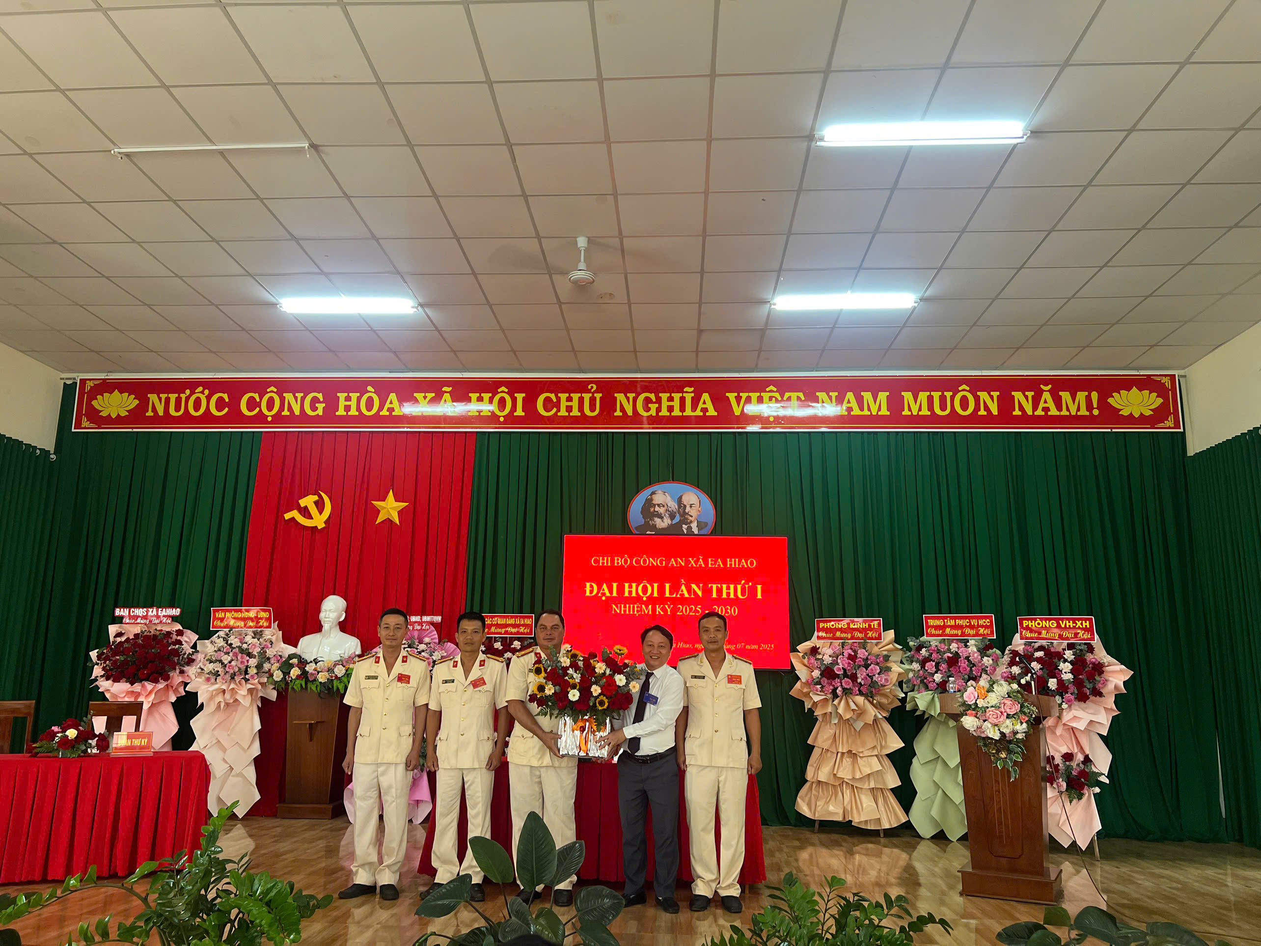 Đại hội Chi bộ Công an xã Ea Hiao lần thứ Nhất, nhiệm kỳ 2025 – 2030