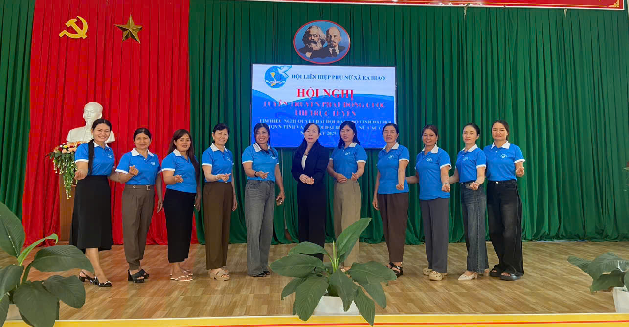 HỘI LHPN XÃ EA HIAO PHÁT ĐỘNG CUỘC THI TRỰC TUYẾN