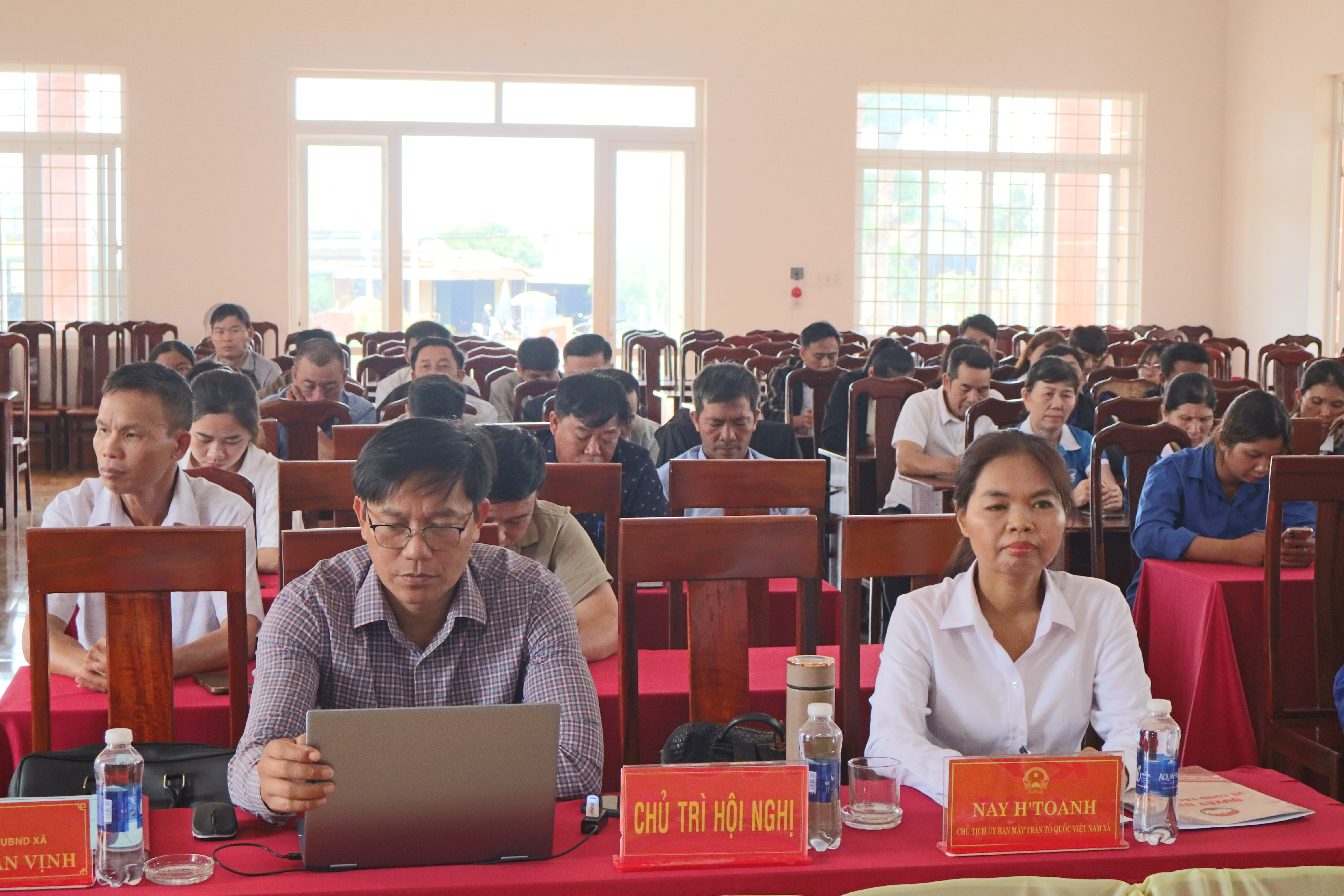 Ủy ban Mặt trận Tổ quốc Việt Nam xã Ea Hiao sơ kết công tác 6 tháng đầu năm 2026