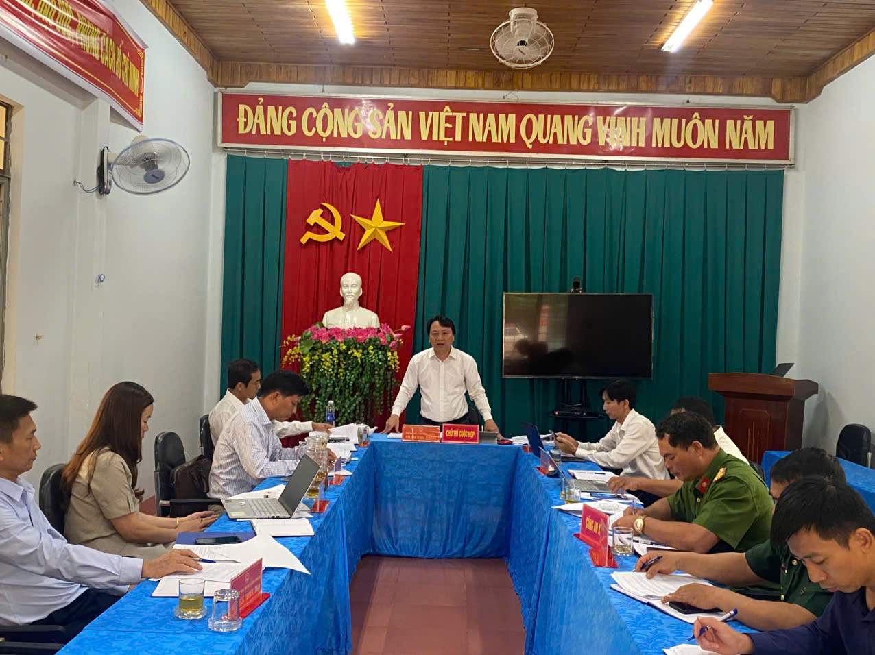 UBND xã Ea Hiao sơ kết công tác 6 tháng đầu năm 2026