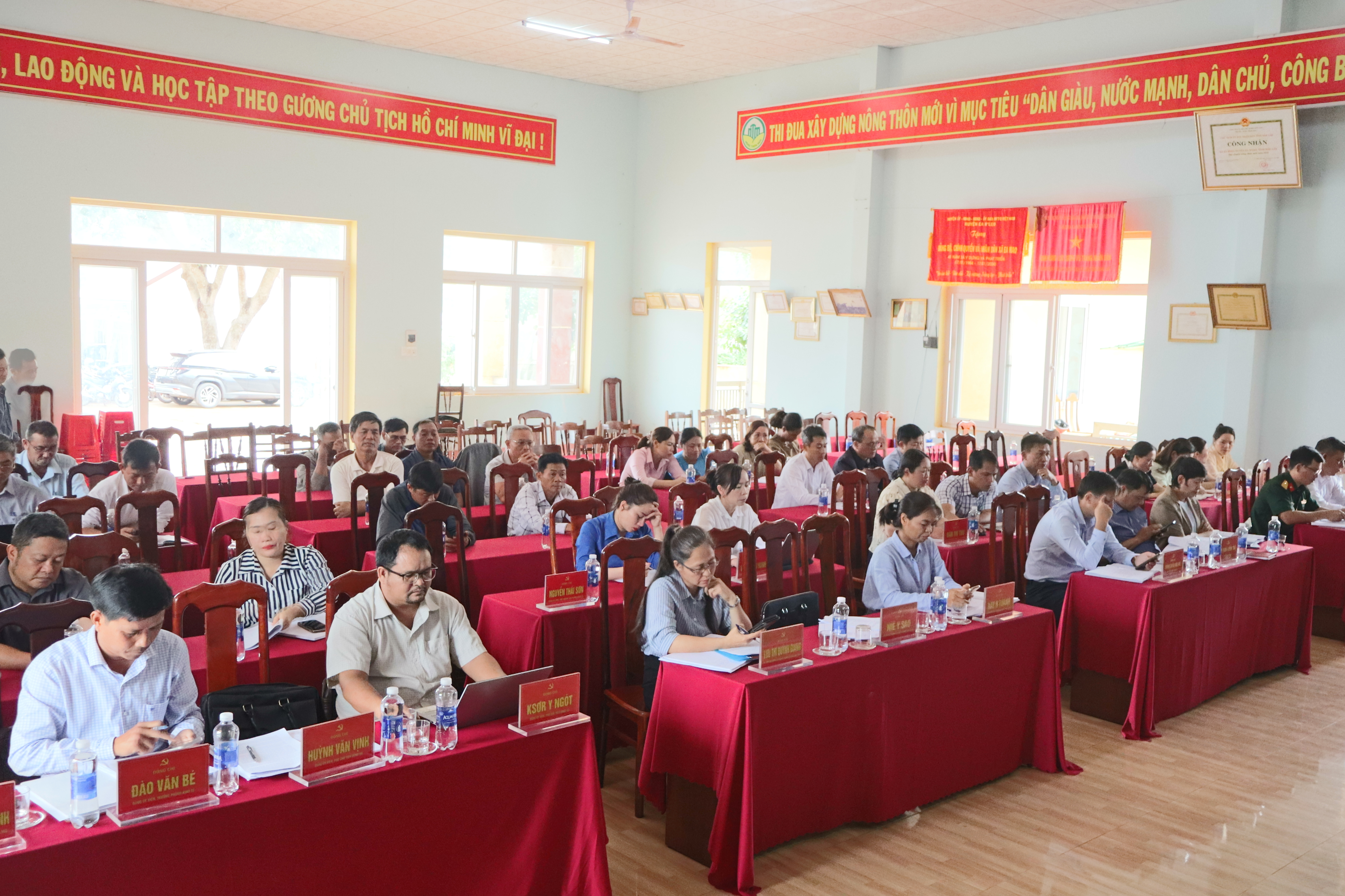 Đảng bộ xã Ea Hiao sơ kết công tác 6 tháng đầu năm 2026