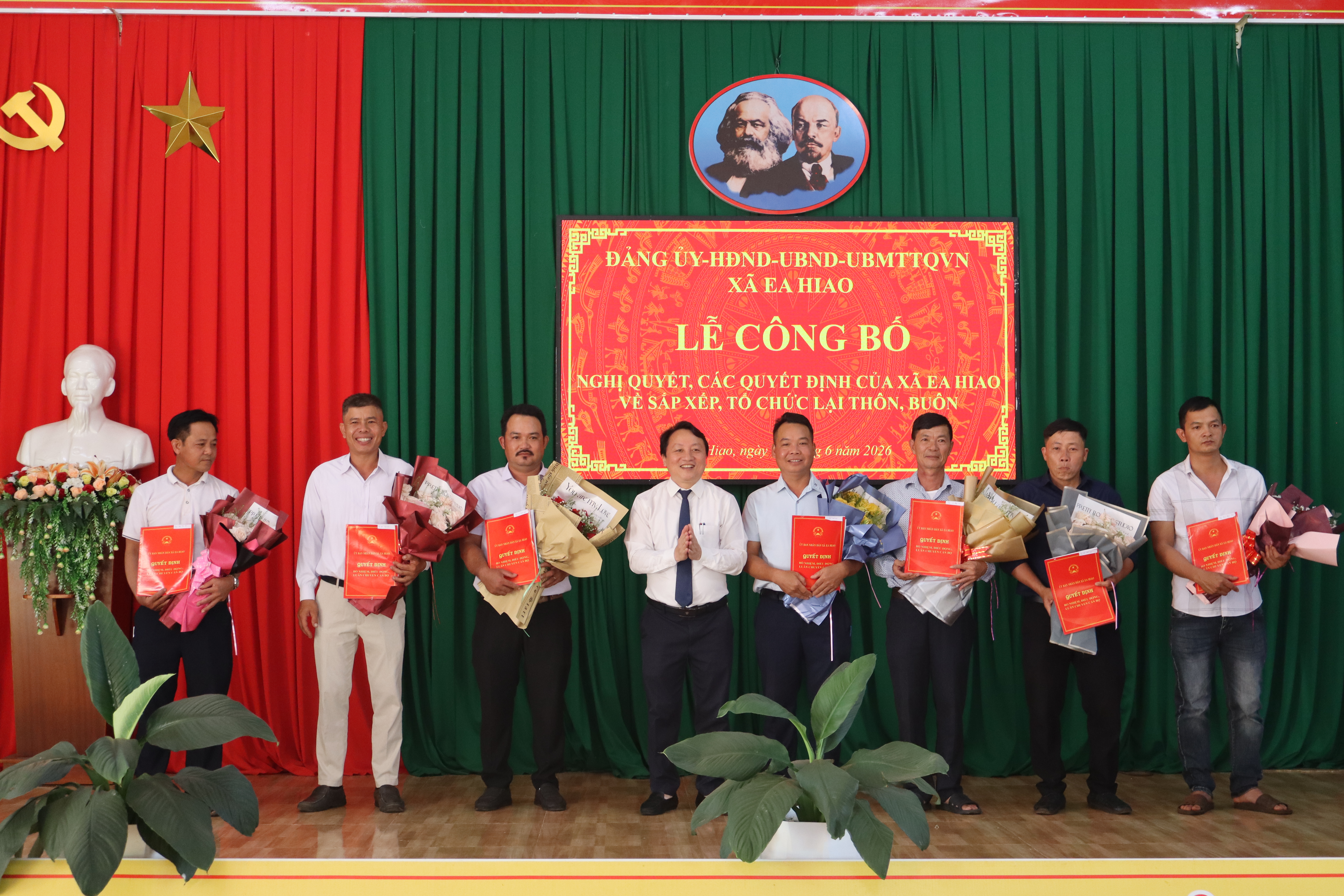 Xã Ea Hiao thông báo tên gọi mới các thôn, buôn sau sắp xếp