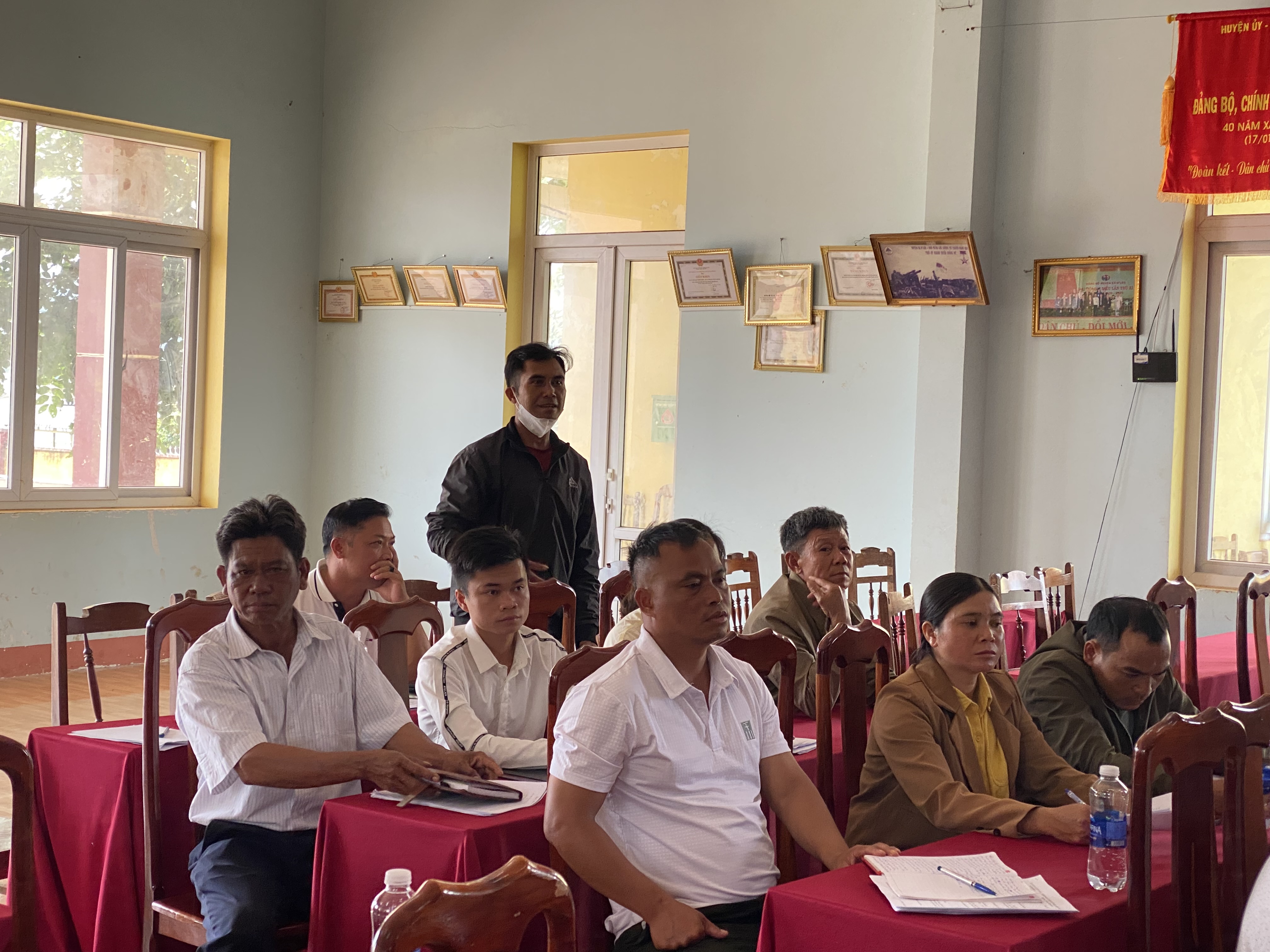 UBMTTQVN XÃ EA HIAO TRIỂN KHAI KIỆN TOÀN BAN CÔNG TÁC MẶT TRẬN Ở KHU DÂN CƯ