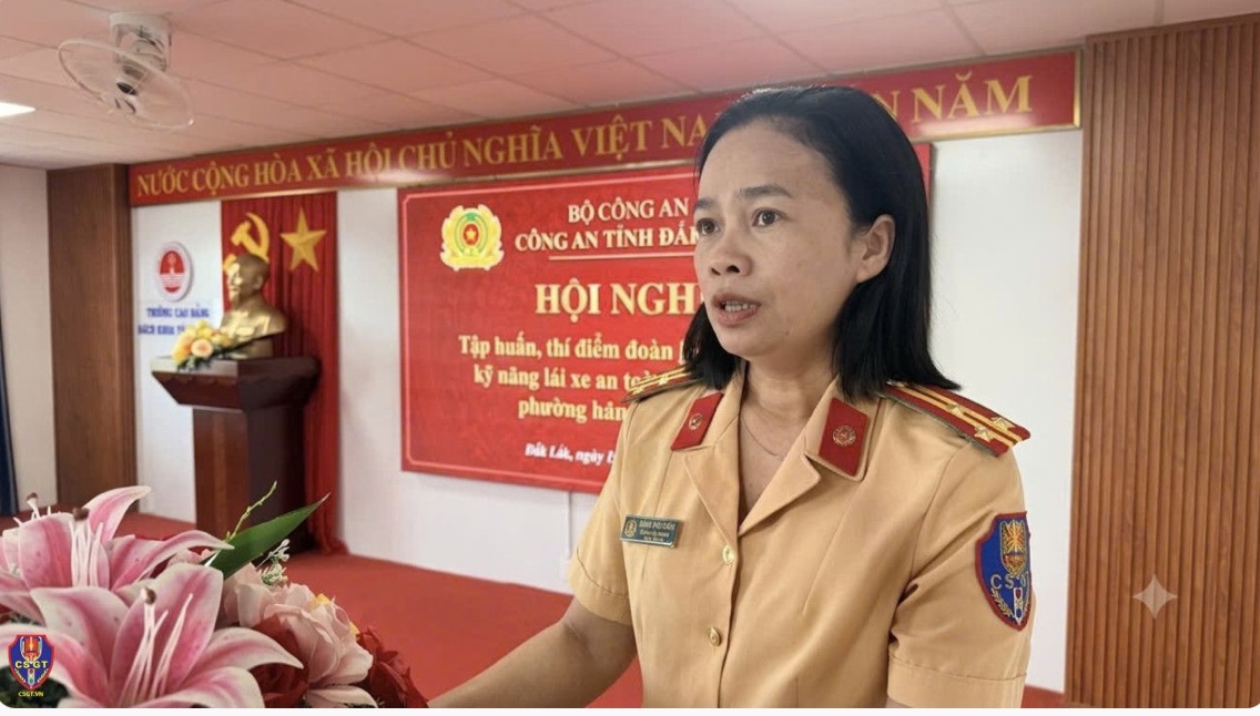 XÃ EA HIAO THAM GIA TẬP HUẤN KỸ NĂNG LÁI XE AN TOÀN VÀ TRIỂN KHAI QUY ĐỊNH MỚI VỀ GIẤY PHÉP LÁI XE