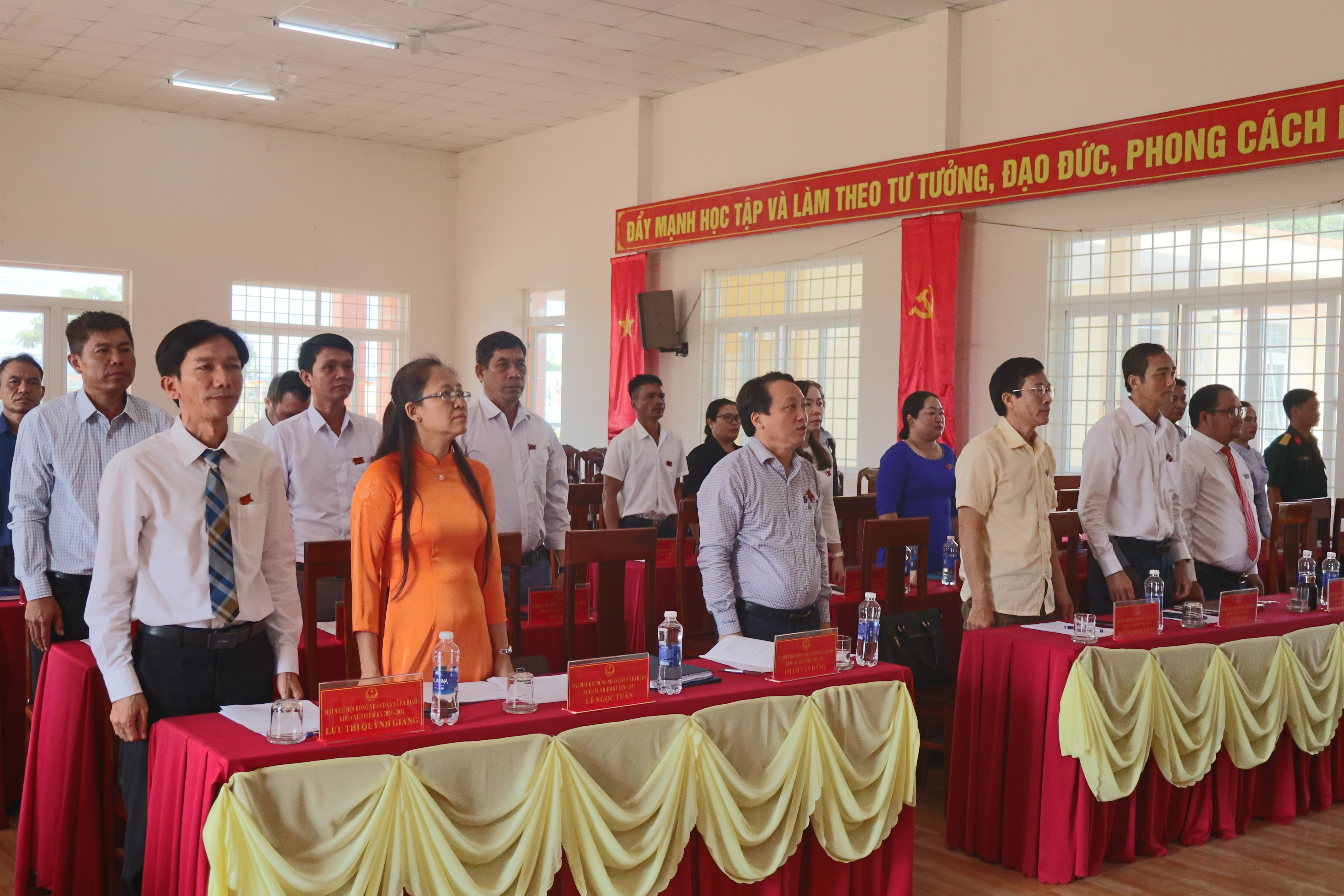 HĐND xã Ea Hiao tổ chức Kỳ họp chuyên đề lần thứ Hai, khóa XI, nhiệm kỳ 2026 – 2031