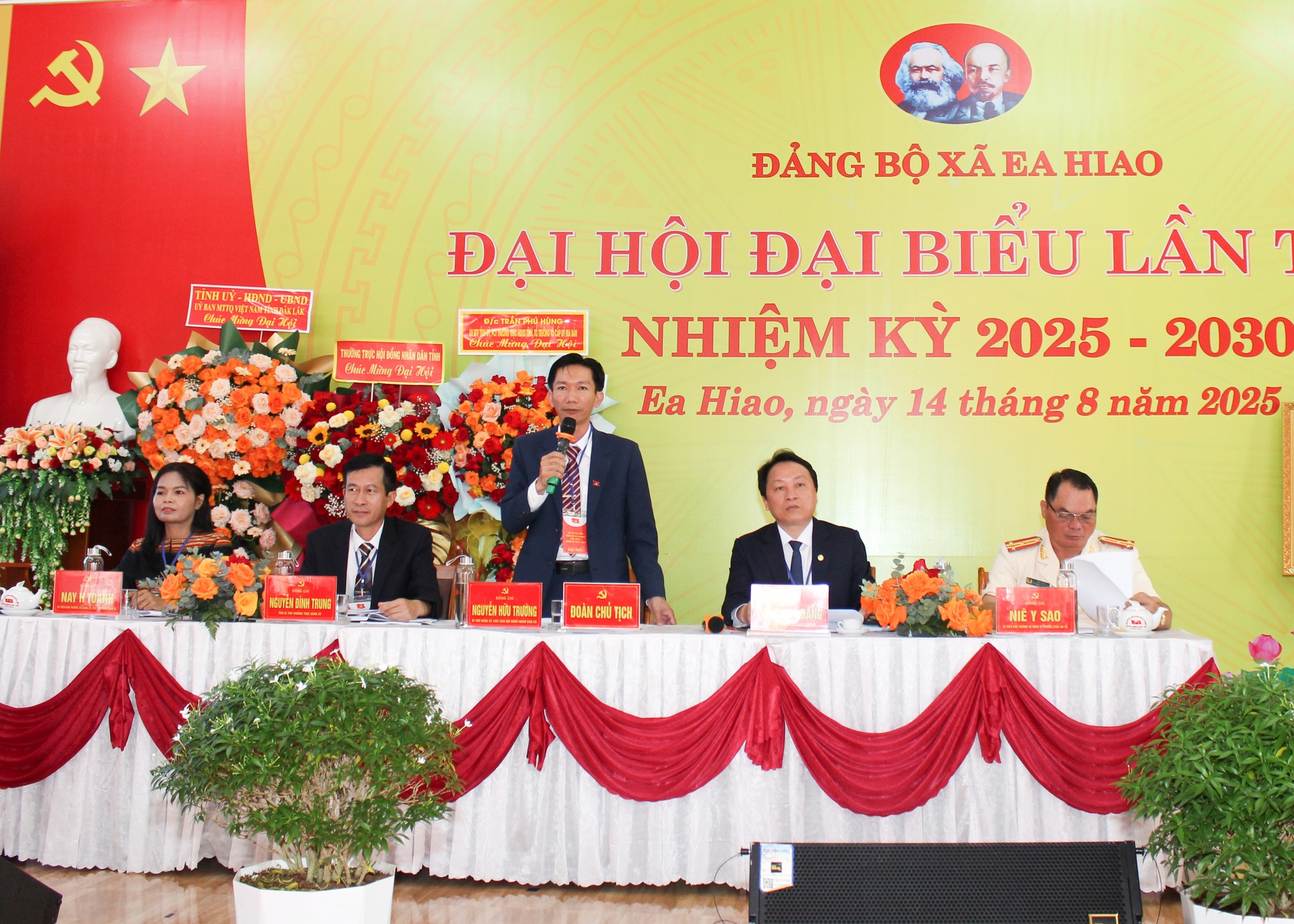 Phiên trù bị Đại hội đại biểu Đảng bộ xã Ea Hiao lần thứ nhất, nhiệm kỳ 2025 – 2030