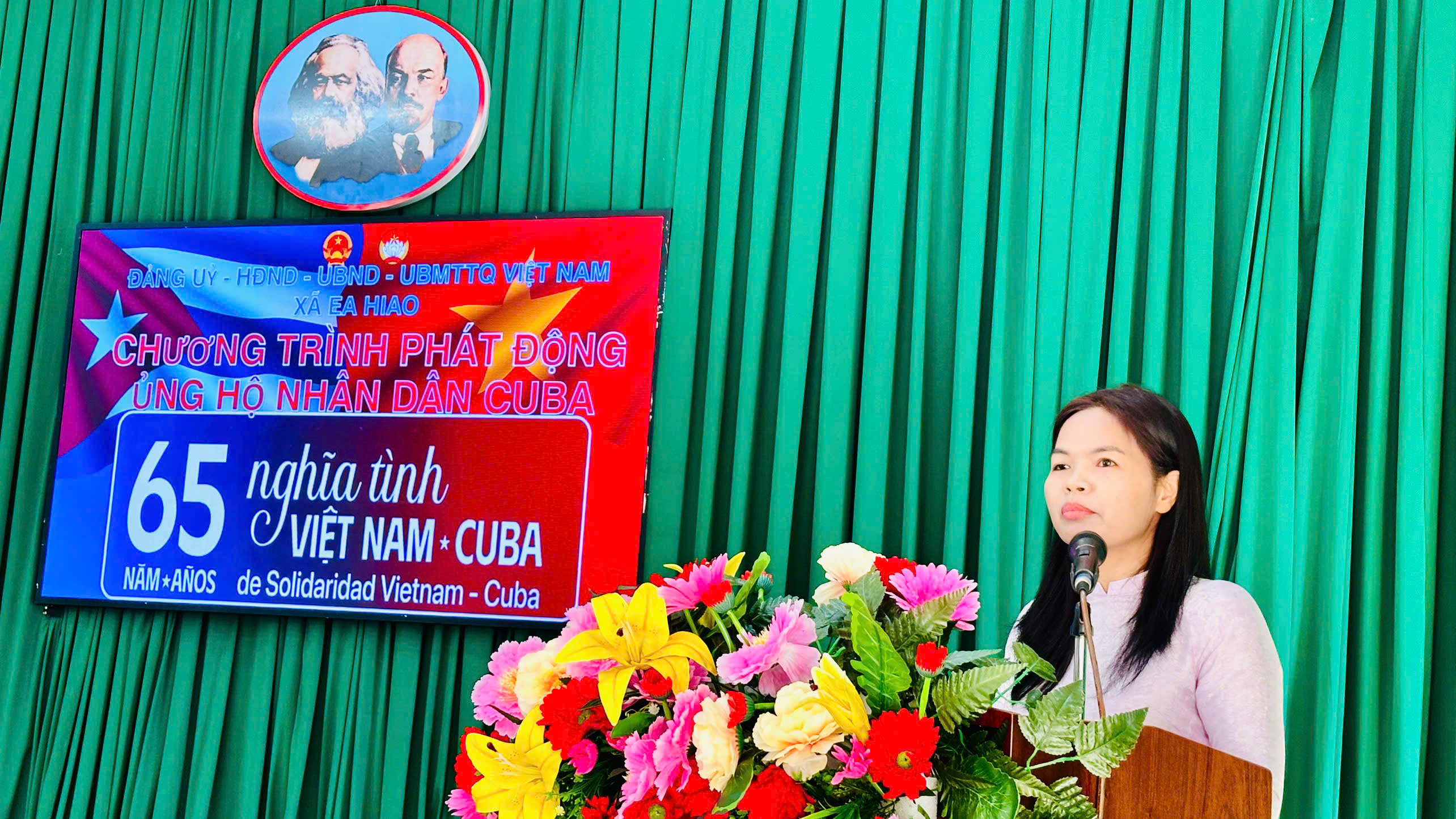 Xã Ea Hiao phát động ủng hộ Nhân dân Cuba, hưởng ứng tình hữu nghị 65 năm nghĩa tình Việt Nam – Cuba